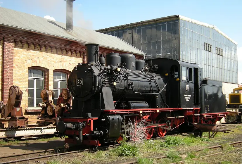 Dampflok der Mansfelder Bergwerksbahn