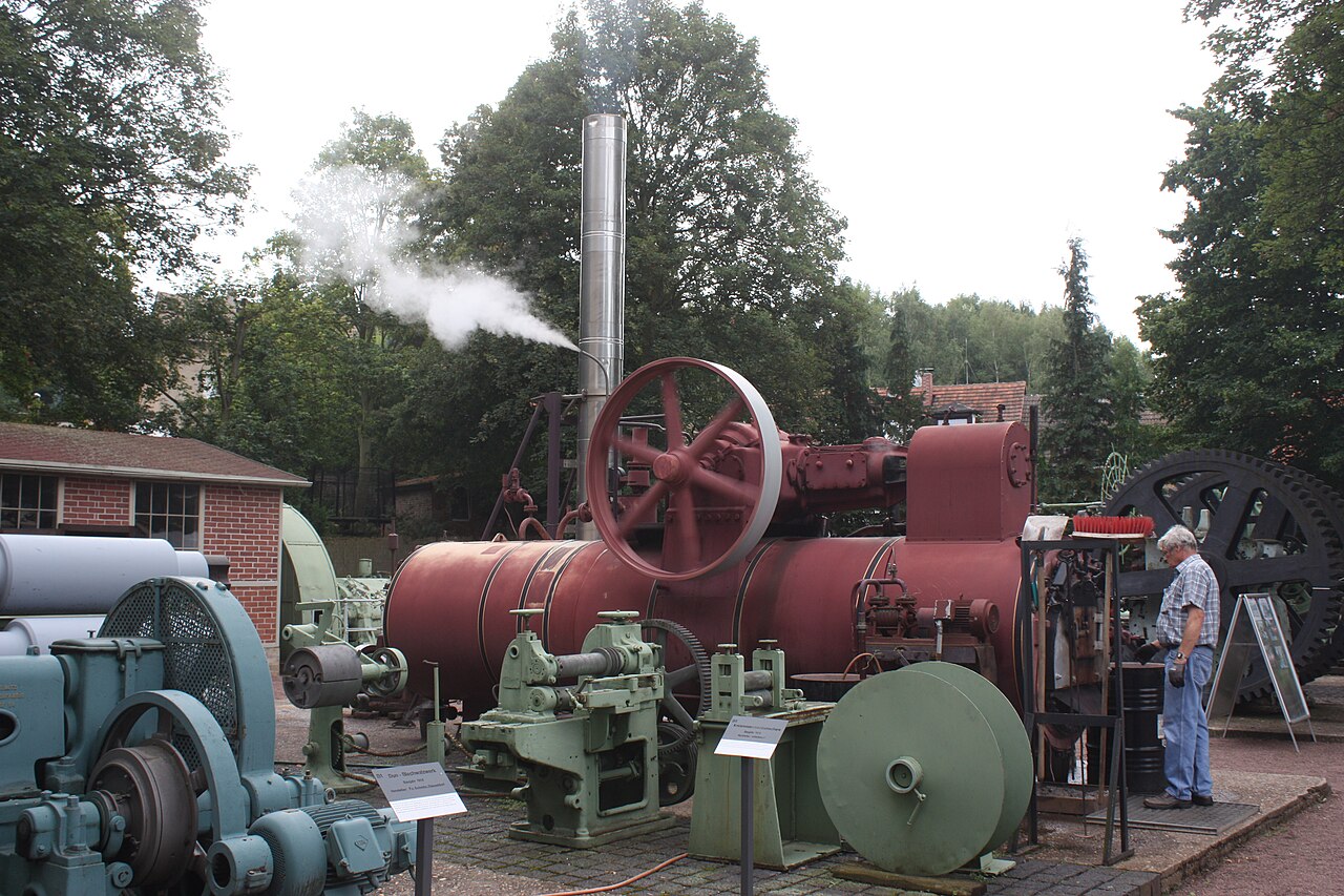 Freigelände des Mansfeld-Museums im Humboldt-Schloss Hettstedt